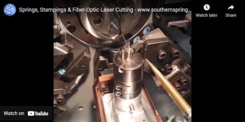 Springs, Stampings & Fiber-optic Laser Cutting