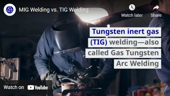 MIG Welding vs TIG Welding